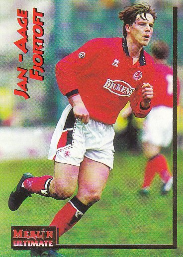 Jan-Aage Fjortoft Middlesbrough 1995/96 Merlin Ultimate #144